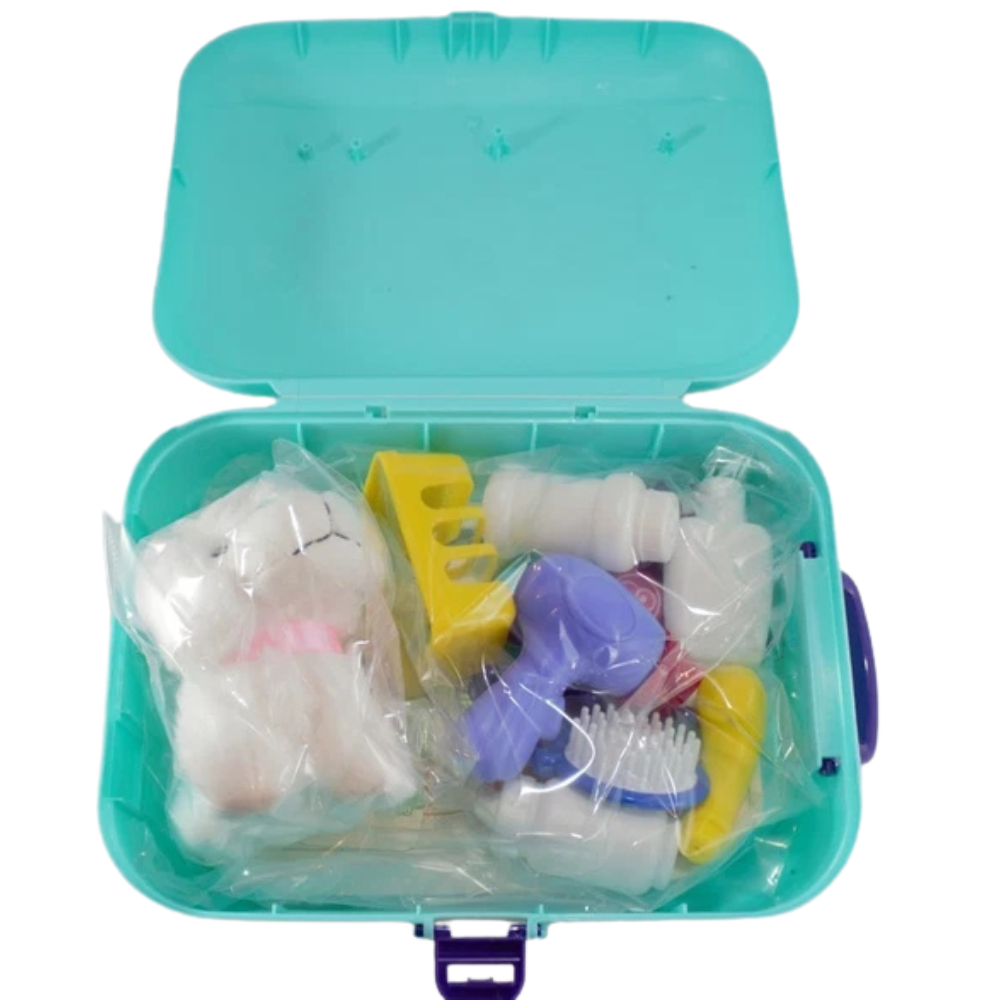 Bowa Pet Dog Grooming Pretend Playset for Kids, Vet Roleplay Toy Gift Age 3+