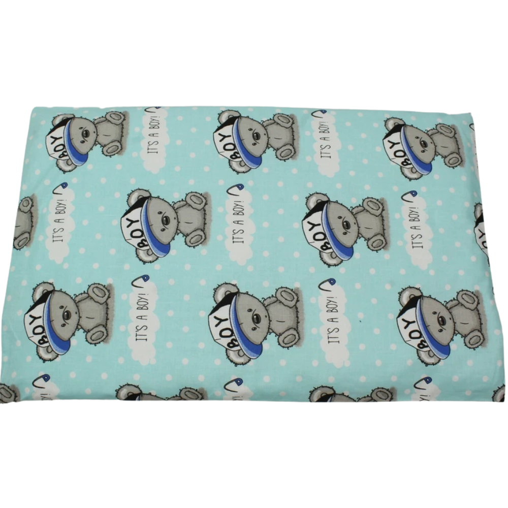 Baby Pillowcase 40x60cm 100% Cotton Zipped Pillow Cover Jungle Floral Print