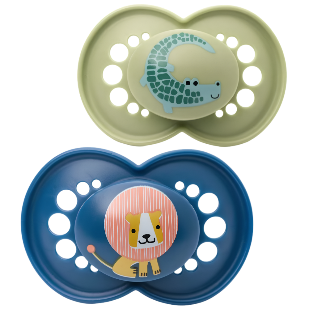 MAM Original Soothers 18-36 Months 2 Pack Orthodontic SkinSoft Silicone Toddler Dummies