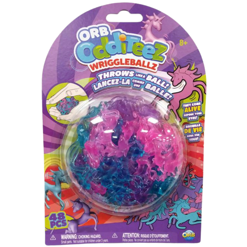 Orb Odditeez Wriggleballz Fun Squishy Toy Collection Collect All 4 Sensory Fidget Toys