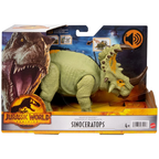 Jurassic World Dominion Roar Strikers Sinoceratops Dinosaur Action Figure Sound Attack Toy