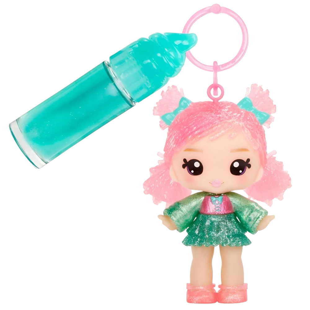 Yummiland Susie Sour Straw Lip Gloss Doll with DIY Colour-Changing Gloss Kit and Keyring