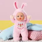 BABY born Cutie Baby Doll 18cm, Soft Sensory Animal Plush Toy, Assorted Bear or Bunny