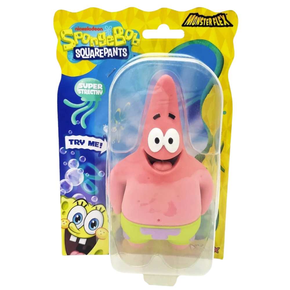 SpongeBob Monster Flex Super Stretchy Figure Choose Your Favourite Character Squishy & Flexible Fidget Toy for Kids