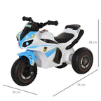 Police Ride-On 3-Wheel Bike for Toddlers with Music, Lights, Safe Seat & Handlebars