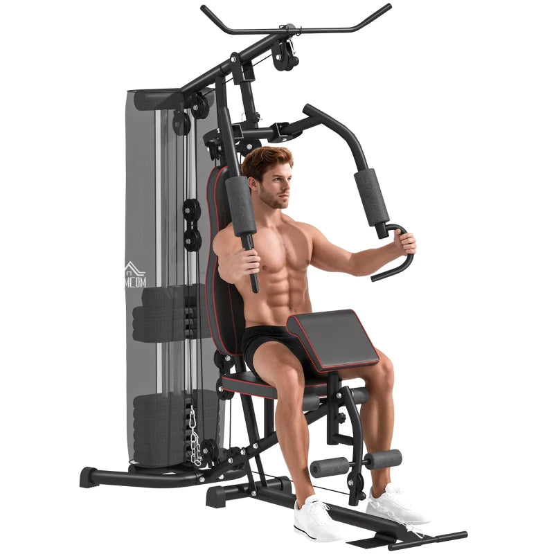 Home Gym Station with 45kg Weights – Full Body Fitness Machine
