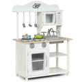 Kids Wooden Kitchen Playset – Cooking Pots, Utensils & Pretend Fun