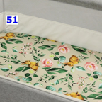 2 Pack 100% Cotton Fitted Sheets for Chicco Next2Me Bedside Crib 55 x 90 cm