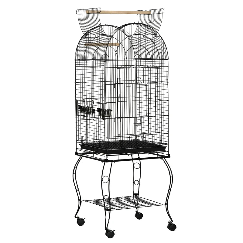 Bird Aviary Cage with Wheels & Perch 1.53m