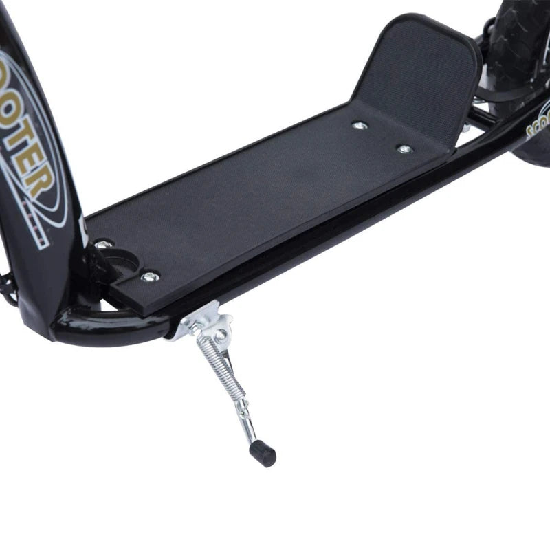 Kids Scooter with Rear Brake and Large 12" EVA Tires for Safe Riding – Black, 5-12