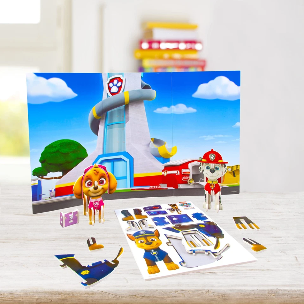 Paw Patrol Skye Activity Backpack for Girls Kids Travel Activity Pack Colouring Crayons 3d Puzzle Gift