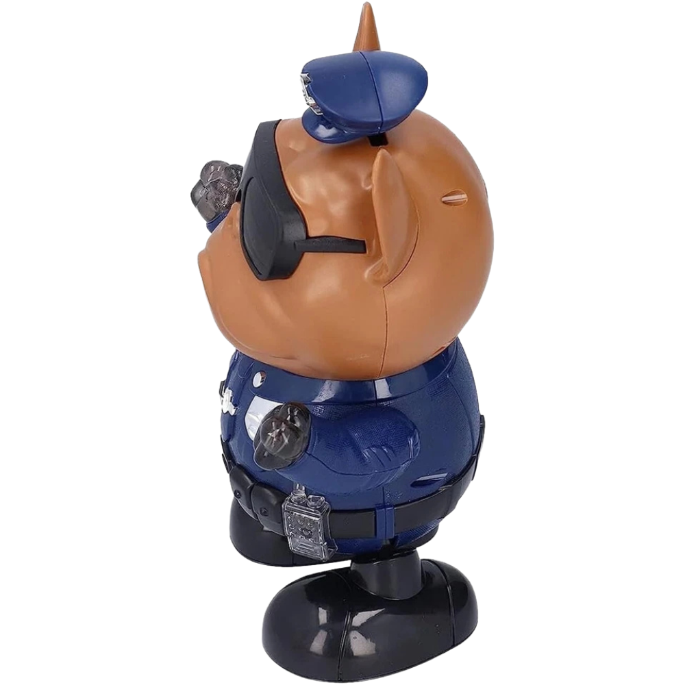 PEBBLE HUG Dancing Dog Police Toy Musical Lights Interactive Educational Kids Gift