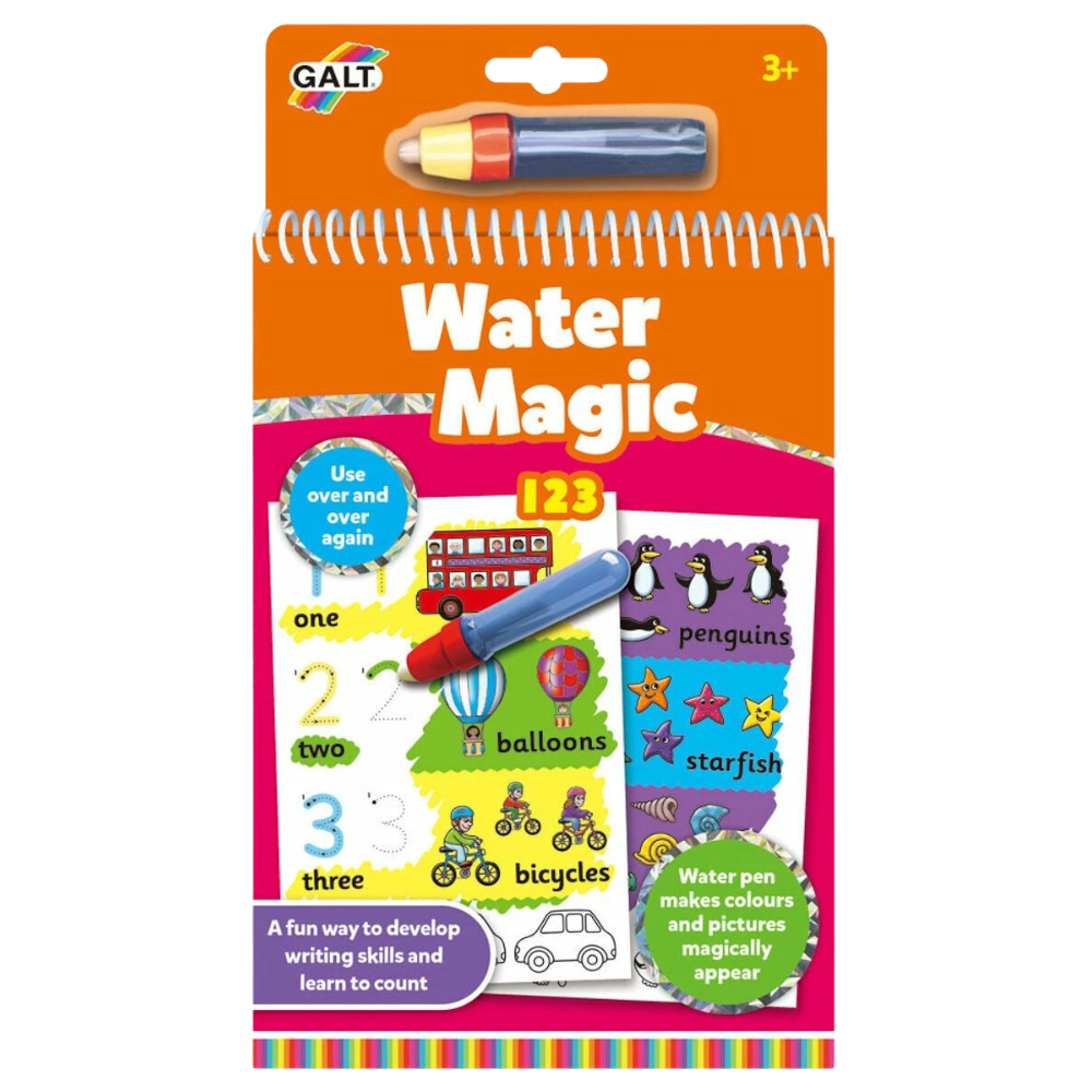 Galt Toys Water Magic Pads Mess-Free Reusable Colouring Activity Book for Children Ages 3+