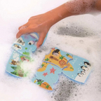 Janod Bath Explorers World Map Bath Toy for Kids Water Play Activity Ages 3 Years+ New