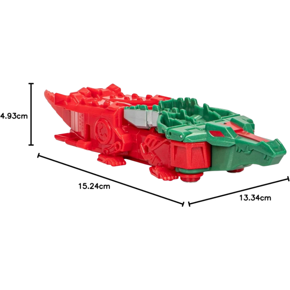 Transformers EarthSpark Skullcruncher 1-Step Flip Changer 2-in-1 Robot Crocobot Toy 6+