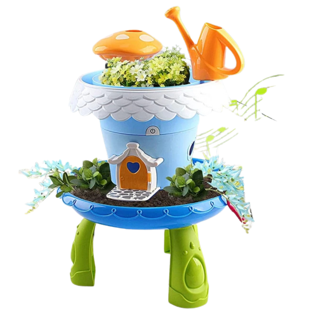 Toyvelt Magical Cottage Gardening Play Set Kids Outdoor Planting Toy for Ages 3+