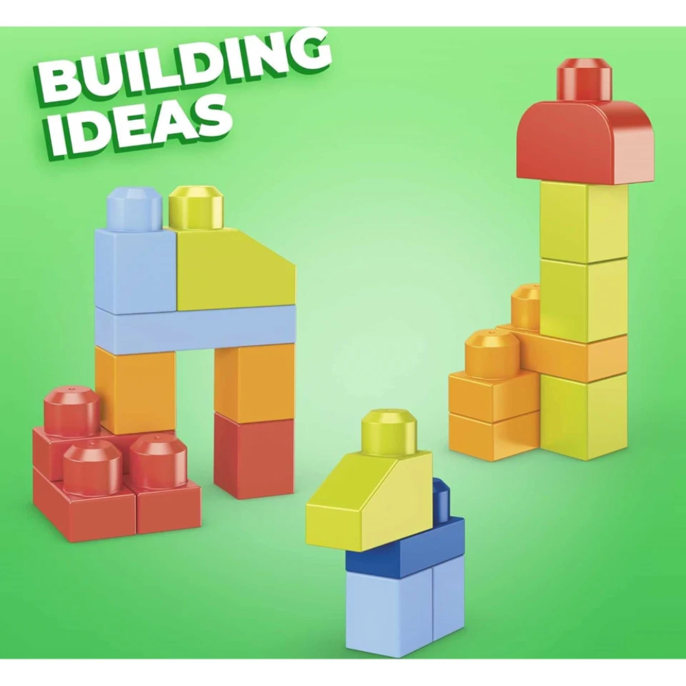 Mega Bloks First Builders Cool Corgi 25-Piece Building Blocks Set Kids Toy Ages 1+