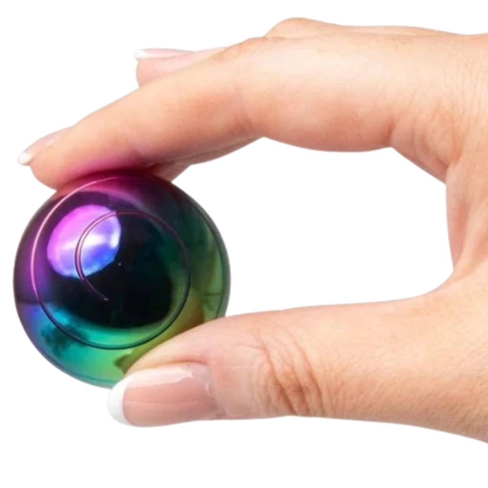 Premium Metal Spinning Sphere Silent Precision Spinner Stress Relief Focus Desk Toy