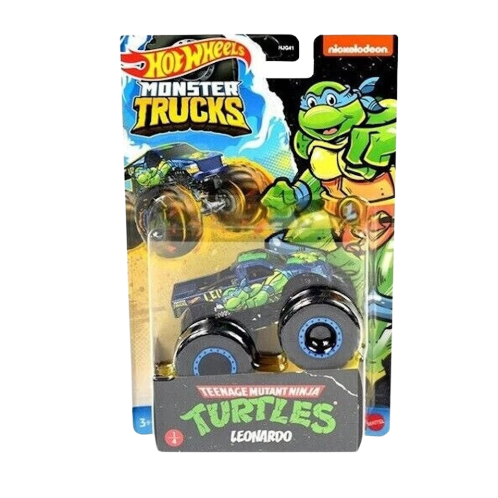 Hot Wheels Teenage Mutant Ninja Turtles TMNT Die-Cast Monster Trucks 1:64 Scale Set 3+ New