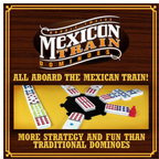 Mexican Train Dominoes Game Classic Family Strategy Board Game for 2–8 Players