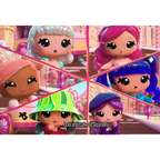 MGA Yummiland Callie Birthday Cake Doll with DIY Shimmer Lip Gloss Kit and Fashion Accessories
