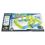 Glow in the Dark Slot Car Race Track Set 38pcs 3 Loops RC Car Stunt Racing Kids 6+