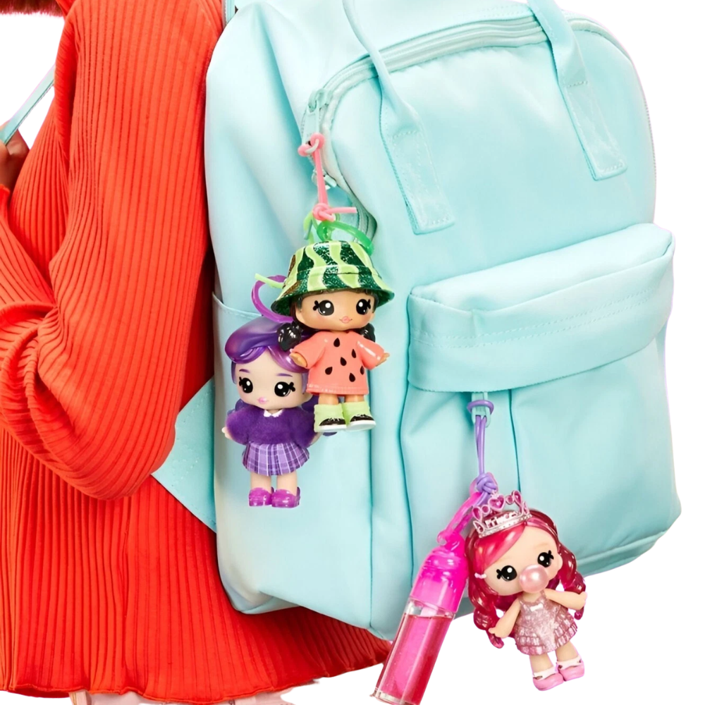 MGA Yummiland Rory Blueberry Lip Gloss Doll with DIY Shimmer Lip Gloss Kit and Accessories
