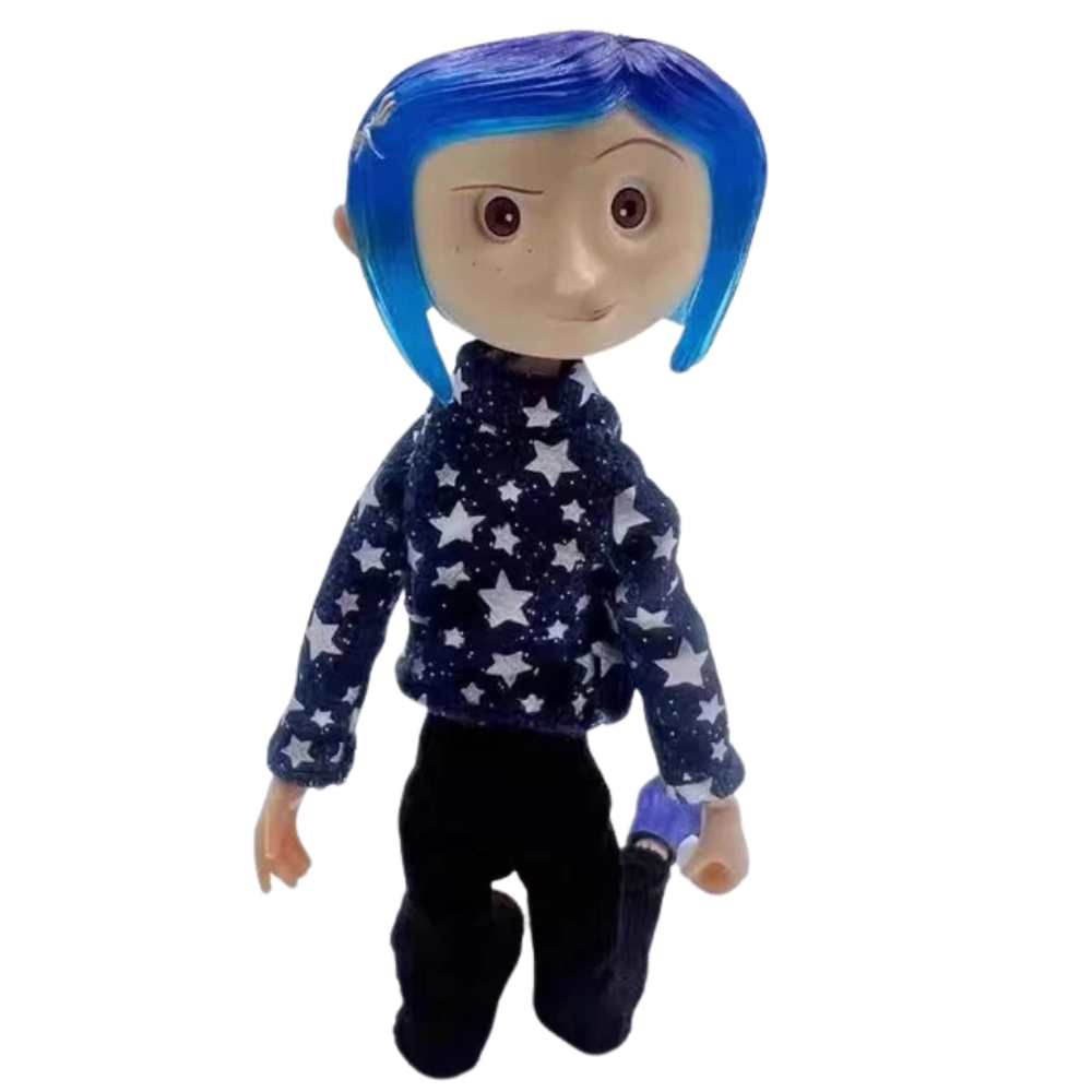 Coraline Sweater 7" 20cm Display Action Figure Collectible Toy Blue