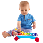 Fisher-Price Baby Xylophone Pull Toy Musical Instrument with Drumstick
