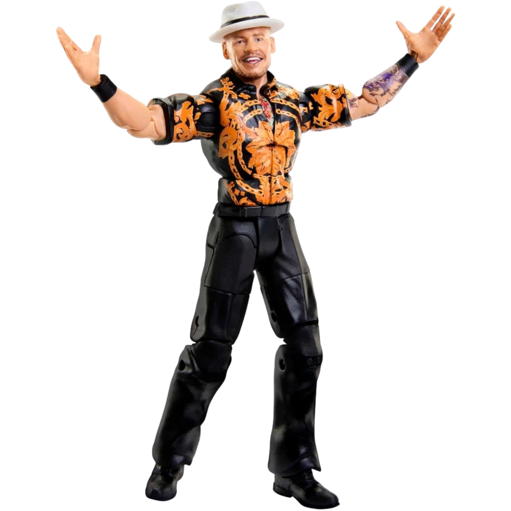 WWE Elite Happy Corbin Action Figure 6-Inch Mattel with Accessories 25-Point Articulation Truefx Toy
