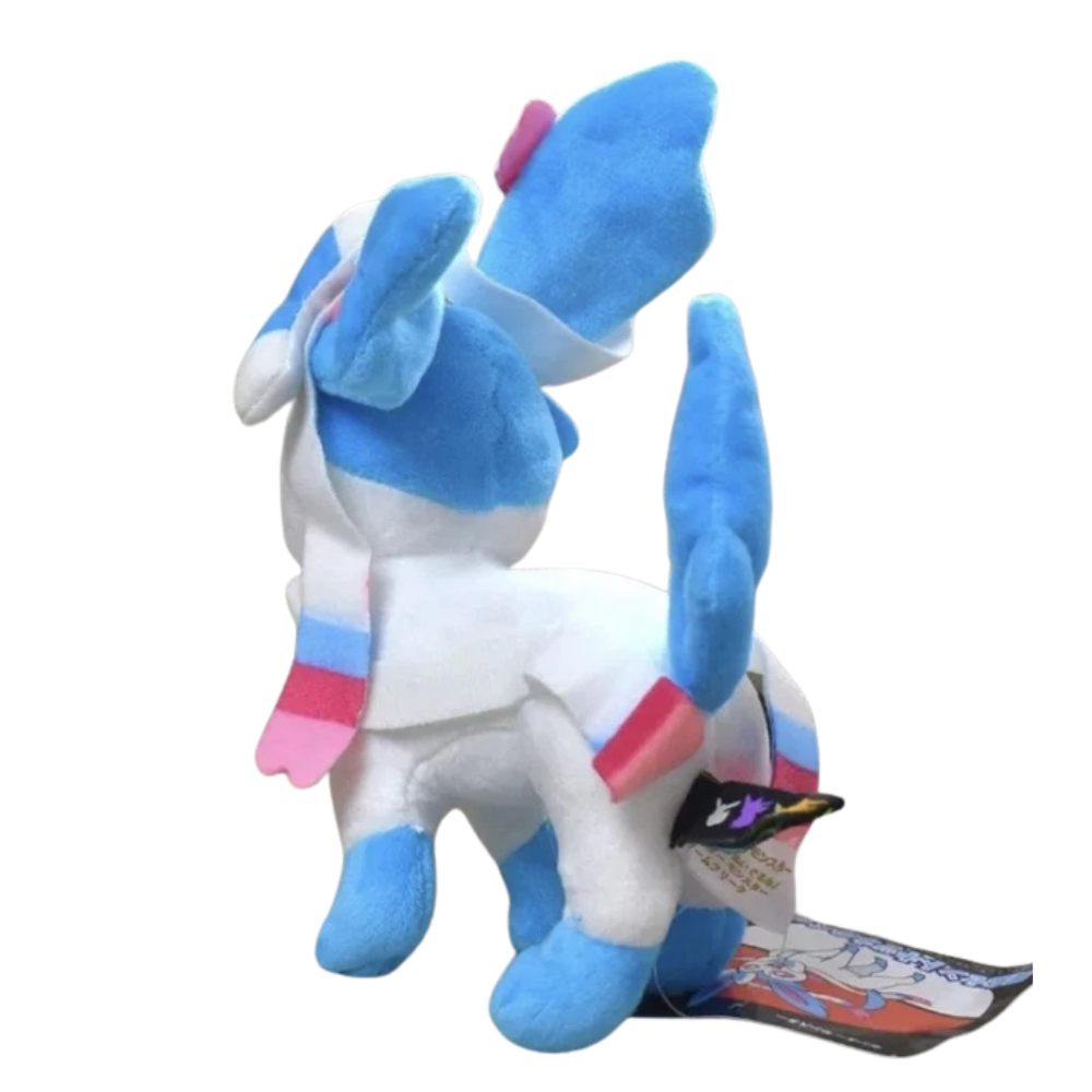 Pokemon Shiny Sylveon Plush Soft Toy Teddy 18cm Cuddly Fairy-Type Character Gift Kids Collectors Uk