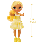 Rainbow High Littles Daisy Madison Doll with Yellow Outfit, Handbag and Magical Pet Bear