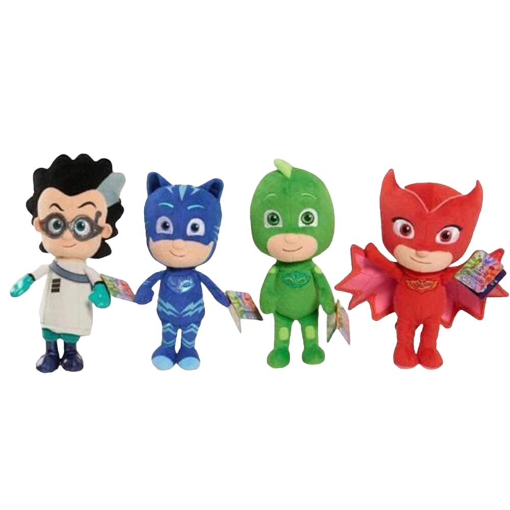 4pcs PJ Masks Gekko Catboy Owlette Romeo Plush Doll Toys Stuffed Soft Kids