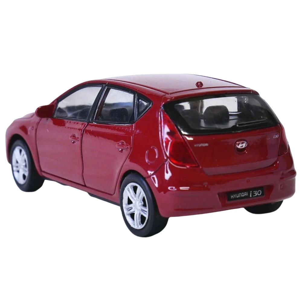 Welly 2009 Hyundai I30 Red Diecast Model Car Korean Family Hatchback Toy 1:34–1:39 Scale
