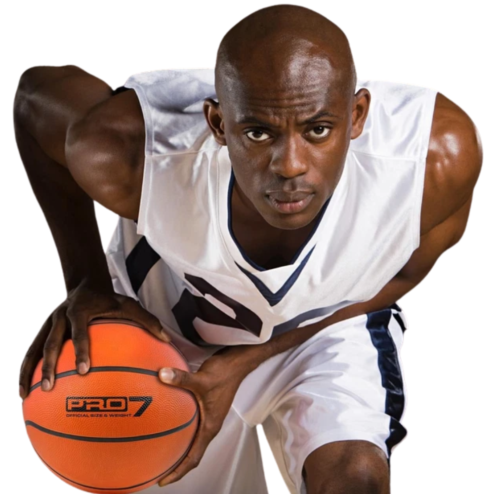 Classic Orange Basketball Size 7 Indoor Outdoor Game Ball for Kids Adults Uninflated