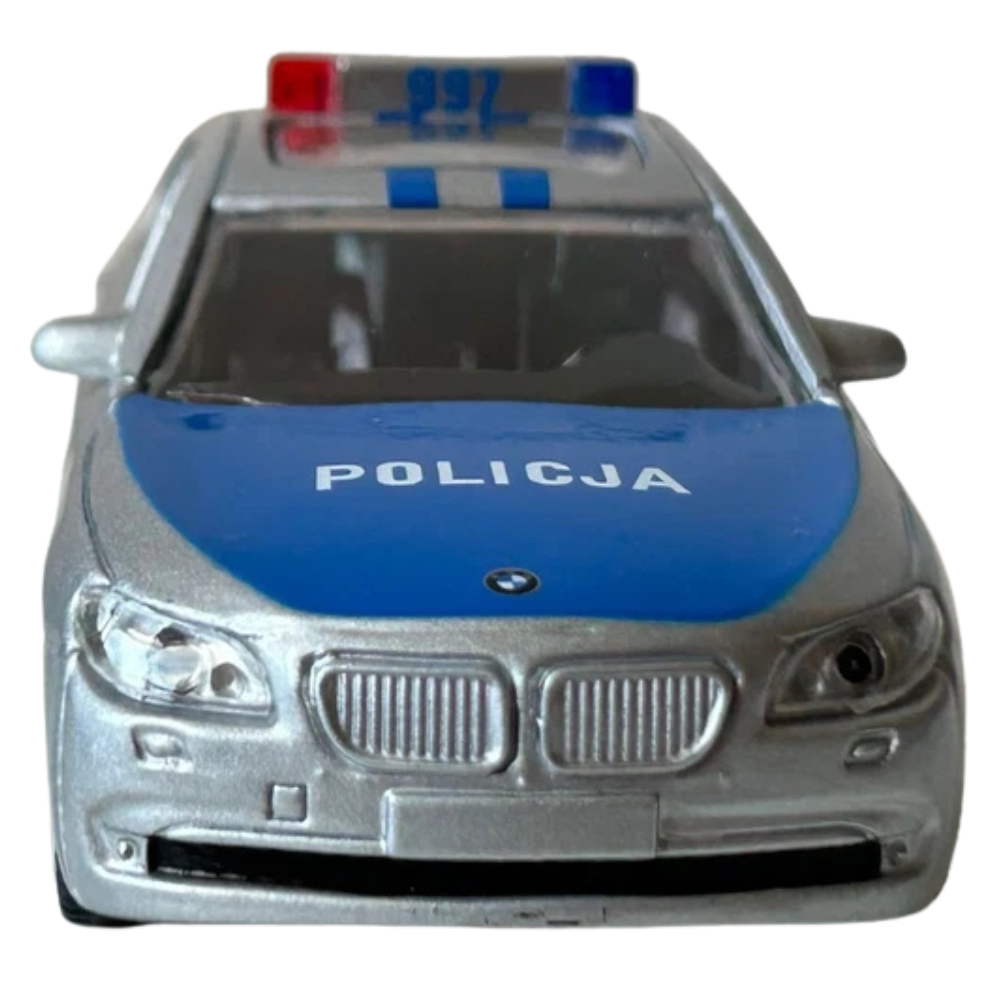 Rastar Bmw 750li Polish Police Car Diecast Model Toy 1:43 Scale German Luxury Sedan