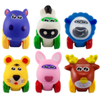 Animal Toy Cars Set of 6 Pullback Mini Vehicles for Toddlers and Babies Fun Play Pack
