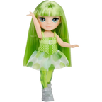 Rainbow High Littles Emerald Hunter Fantasy Fairy Doll with Green Hair, Dragon Pet and Wings