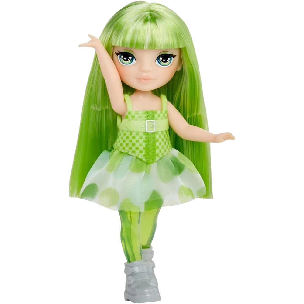 Rainbow High Littles Emerald Hunter Fantasy Fairy Doll with Green Hair, Dragon Pet and Wings