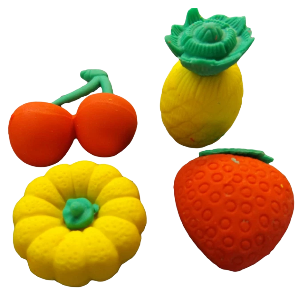 24x Packets Kids Novelty Erasers Stationery Pinata Party Bag Toys