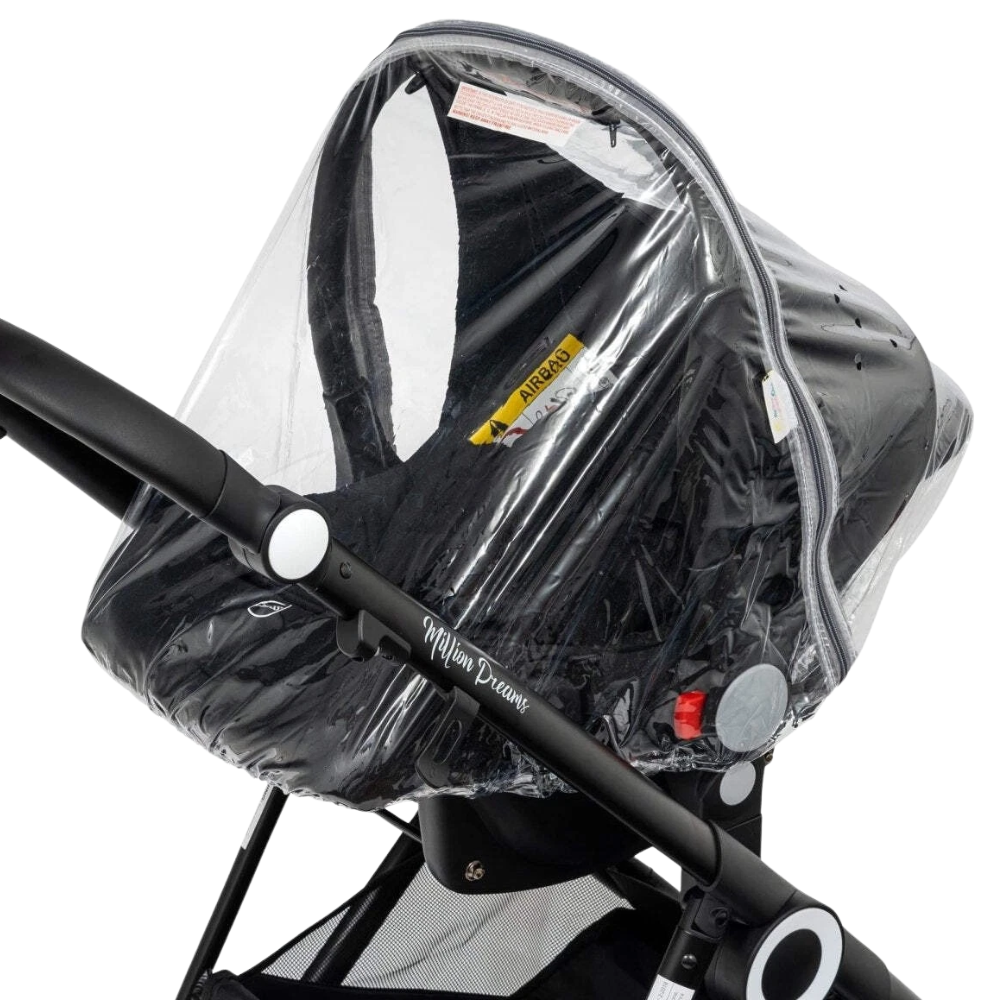Car Seat Raincover Compatible with Ickle Bubba All Models Clear PVC Weather Shield