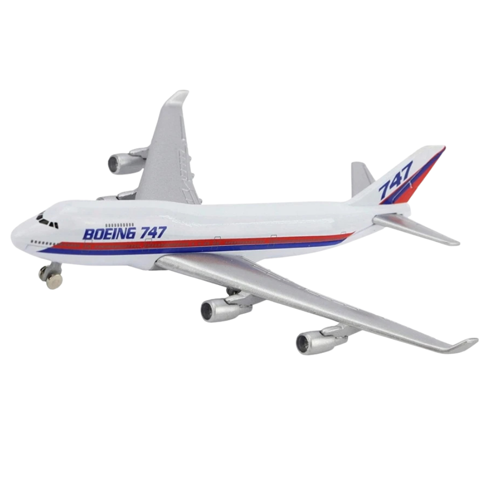 Welly Boeing 747 Aviation Airport Play Set 1:500 Scale Diecast Model Airplane Toy