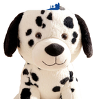 Dalmatian Puppy Soft Toy 15 Inch Sitting Teddy Stuffed Animal Cuddly Dog Pet Plush Kids Gift