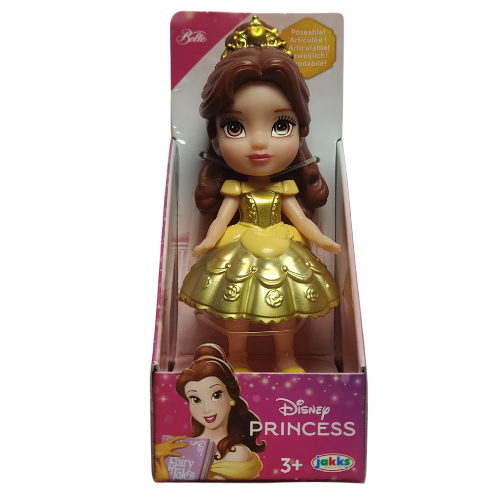 Disney Princess Mini Toddler Dolls 3" Poseable Figures Ariel Moana Elsa Anna & More