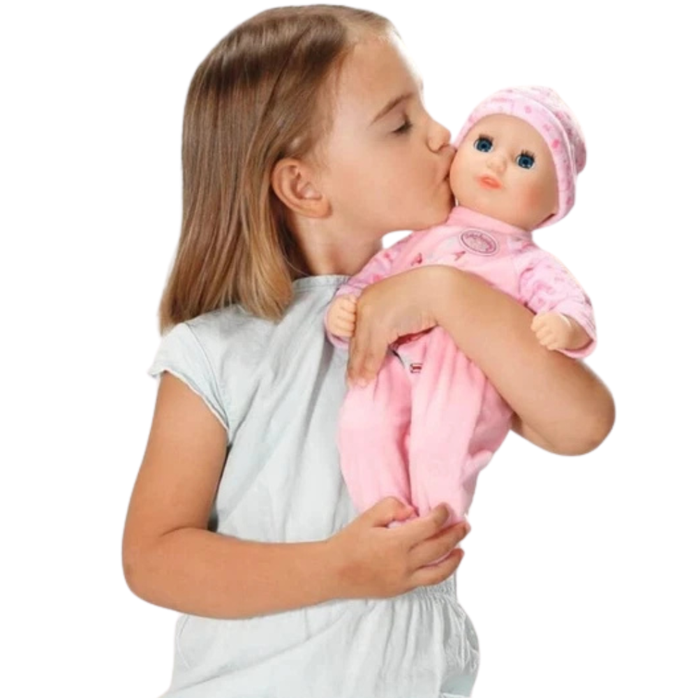 Baby Annabell Little Annabell Doll 36cm with Soft Body, Sleeping Eyes, Bottle, Hat and Romper
