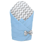 Baby Swaddle Wrap for Newborns 2-in-1 Dimple Cotton Blanket 80 × 80 cm