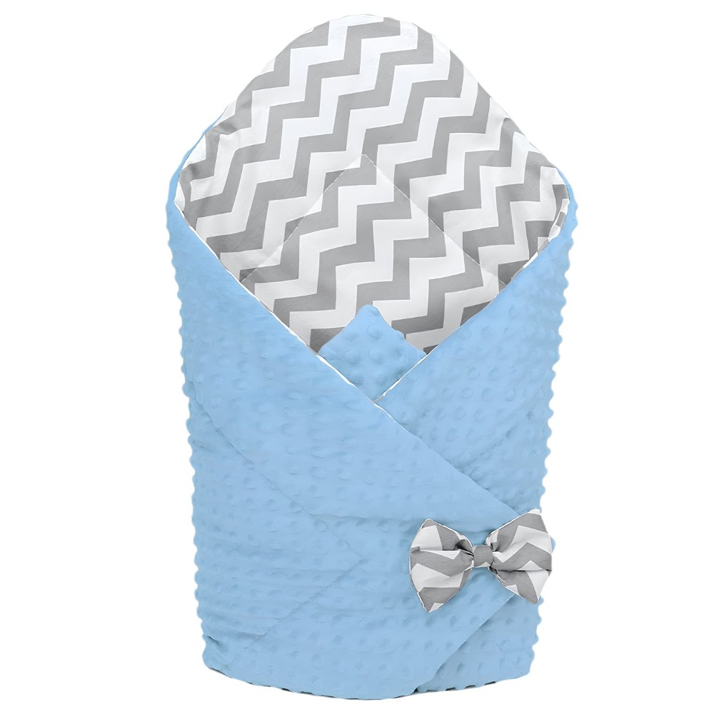 Baby Swaddle Wrap for Newborns 2-in-1 Dimple Cotton Blanket 80 × 80 cm