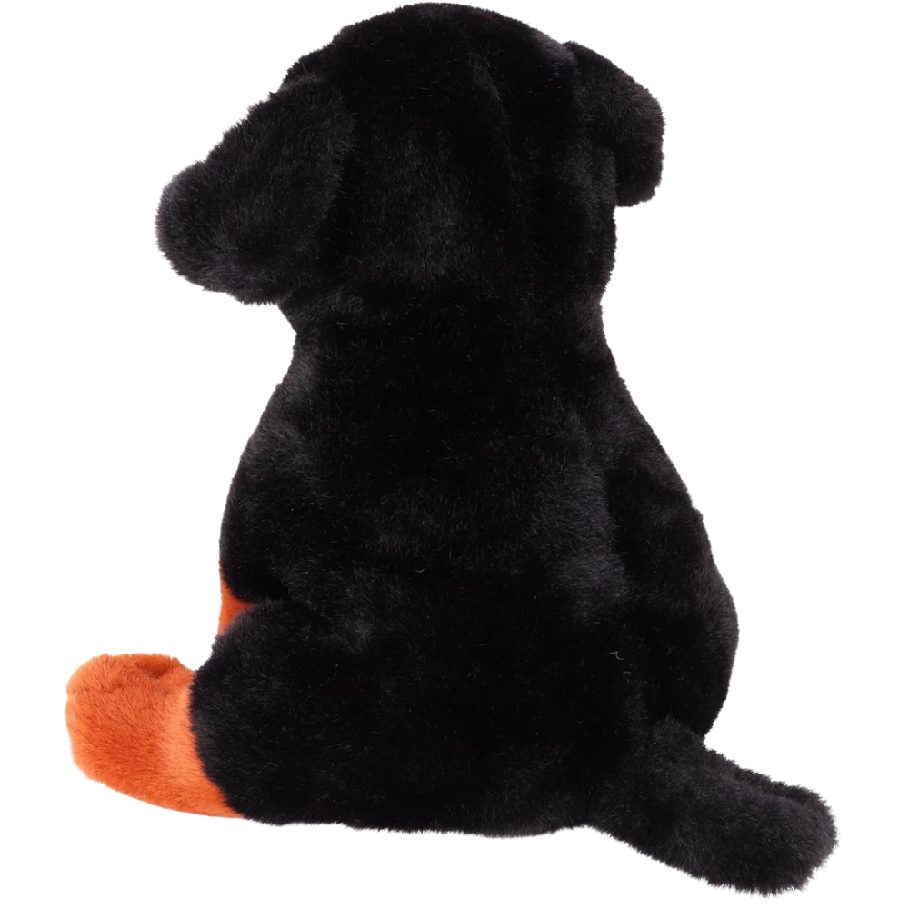 Toyland Tyson the Rottweiler Soft Toy 25cm 10 Inch Sitting Plush Dog Cuddly Toy Gift