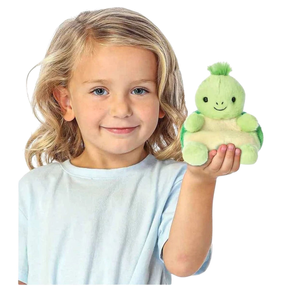 Aurora Palm Pals Tiny Turtle 5-Inch Soft Plush Toy Cute Collectible Gift