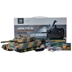 Remote Control T-90 Battle Tank RC 1:24 BB Firing Turret Lights Sound 14+